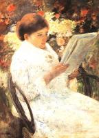 Cassatt, Mary - Woman Reading in a Garden